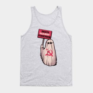 Ghosts Against Possession - Funny Communist Ghost Gift Tank Top